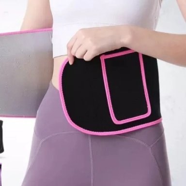 SET 2 FAJA REDUCTORA CON VELCRO PARA EJERCICIOS FITNES LAU - 1
