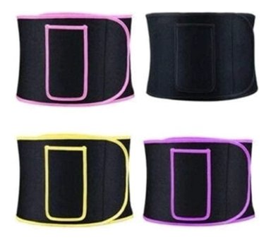 SET 2 FAJA REDUCTORA CON VELCRO PARA EJERCICIOS FITNES LAU - 3