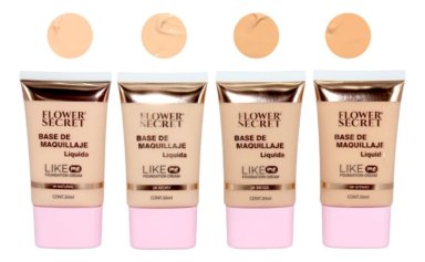 PACK 24 BASES DE MAQUILLAJE LIKE ME 30ML FACIAL LAU - 4
