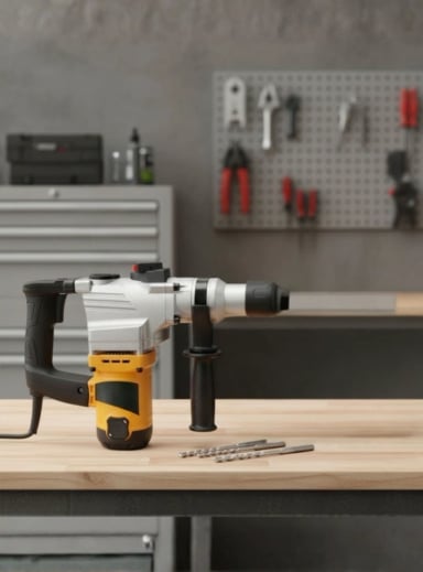 MARTILLO DEMOLEDOR ROTATIVO PROFESIONAL OBRA HOGAR JHN - 2