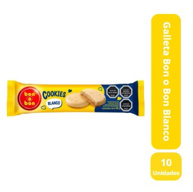 PACK 10 GALLETA BON O BON BLANCO 95 GR - 1