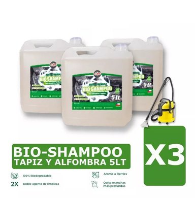 BIDÓN LIMPIA TAPIZ Y ALFOMBRA ECOLÓGICO X3 - GRATIS - 2