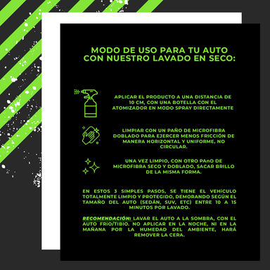 KIT LAVADO EN SECO +SHAMPOO DE TAPIZ + GRATIS ECORACER - 12