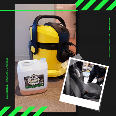 KIT LAVADO EN SECO +SHAMPOO DE TAPIZ + GRATIS ECORACER - 13
