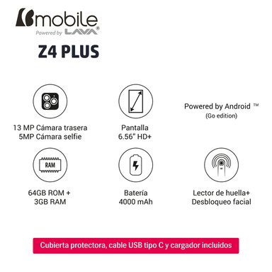 BMOBILE  LAVA Z4 PLUS 4G - 4