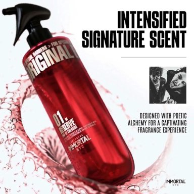AFTER SHAVE IMMORTAL SPRAY PREMIUM COLONIA 500ML PROFESIONAL FLORAL ORIENTAL - 4