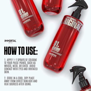 AFTER SHAVE IMMORTAL SPRAY PREMIUM COLONIA 500ML PROFESIONAL FLORAL ORIENTAL - 5