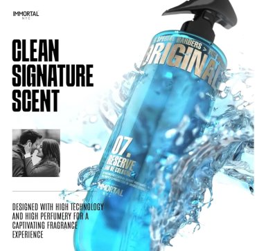 AFTER SHAVE IMMORTAL SPRAY PREMIUM COLONIA 500ML PROFESIONAL FLORES FRESCAS - 3