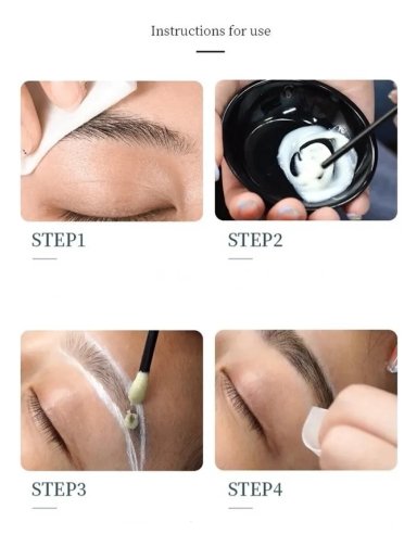 TINTE SEMI PERMANENTE PARA CEJAS Y PESTAÑAS HENNA 15ML CASTAÑO OSCURO - 3