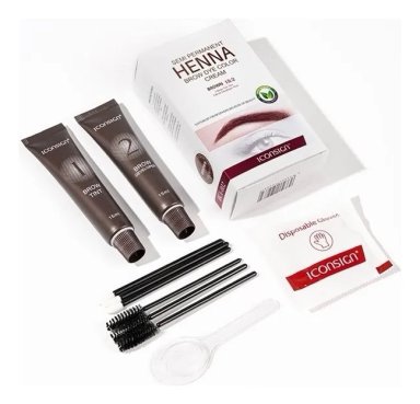TINTE SEMI PERMANENTE PARA CEJAS Y PESTAÑAS HENNA 15ML CASTAÑO OSCURO - 4