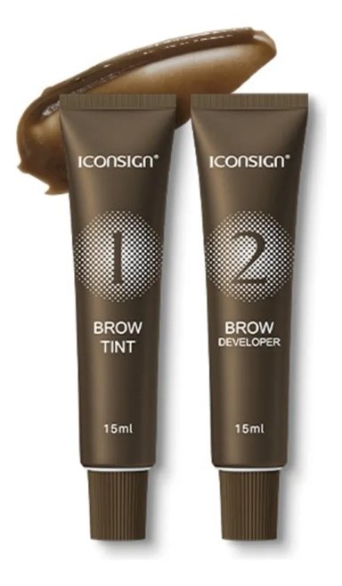 TINTE SEMI PERMANENTE PARA CEJAS Y PESTAÑAS HENNA 15ML CASTAÑO OSCURO - 5