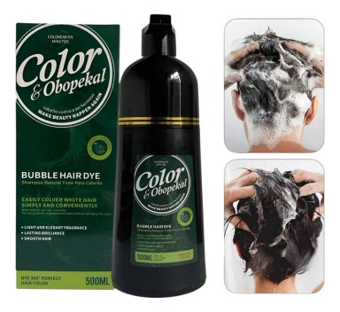 SHAMPOO PARA CUBRIR LAS CANAS COBERTURA TOTAL OBOPEKAL 500ML - 1