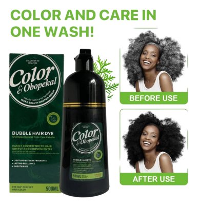 SHAMPOO PARA CUBRIR LAS CANAS COBERTURA TOTAL OBOPEKAL 500ML - 3