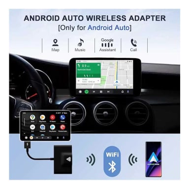ANDROID AUTO INALAMBRICO ADAPTADOR INALAMBRICO WIRELESS - 2