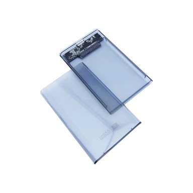 COFRE CASE TRANSPARENTE PARA DISCO DURO SATA 2.5 USB 3.0 - 1