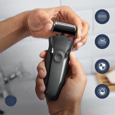 REPUESTO AFEITADORA CUCHILLA COMPATIBLE BRAUN 10B - 4