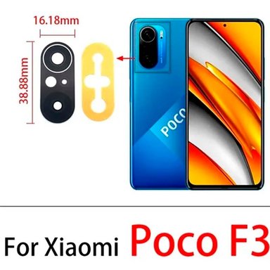VIDRIO DE CAMARA TRASERA PARA XIAOMI POCO F3 - 3