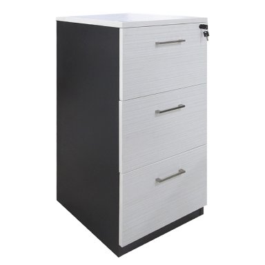 KARDEX 3 CAJONES MAPLE CON GRIS - 1