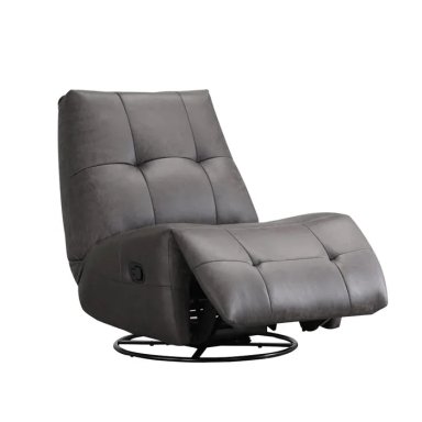 BERGERE RECLINABLE GIRATORIO MECEDORA ARIES SMOKE GREY - 2