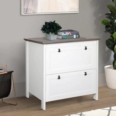 CAJONERA COMODA KARDEX WHITE GRAY OAK - 1