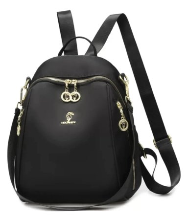 MOCHILA DE MUJER ESCOLAR DE MODA IMPERMEABLE Y ANTIRROBO 15L - 2