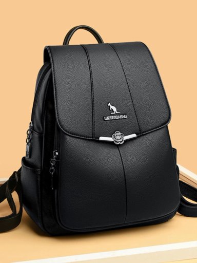 ROSA MOCHILA ANTIRROBO IMPERMEABLE PARA MUJER DE GRAN CAPACIDAD - 4
