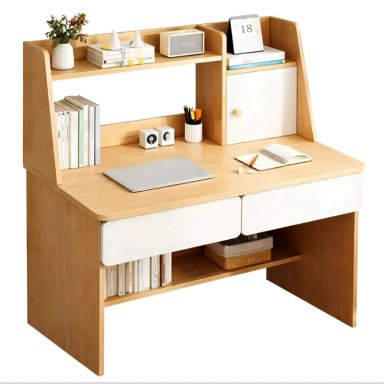 ESCRITORIO MULTIFUNCIONAL CON ESTANTERIA Y CAJON - 1