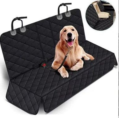 CUBRE ASIENTO AUTO MASCOTA CON ARNE S SEGURIDAD - 3