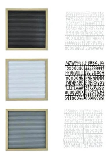 PIZARRA VINTAGE CON LETRAS INTERCAMBIABLES - 4
