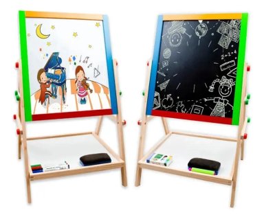 PIZARRA ATRIL MAGNE TICA DOBLE PARA NIÑOS - 1