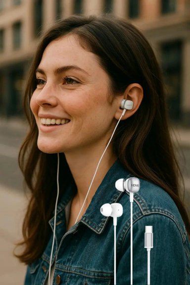 AUDIFONOS TIPO C COMPATIBLES CON SAMSUNG S20 S21 S22 - 3