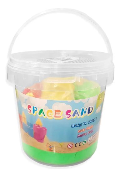PACK DE ARENA MAGICA 500G COLORES Y MOLDES - 3