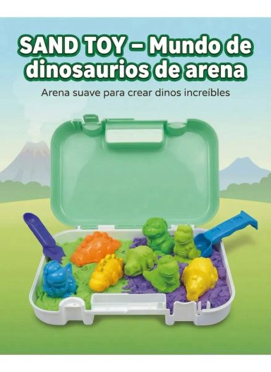 CAJA DE ARENA MAGICA 1KG PARA JUGAR - 3
