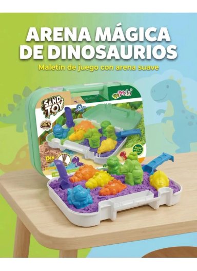 CAJA DE ARENA MAGICA 1KG PARA JUGAR - 4