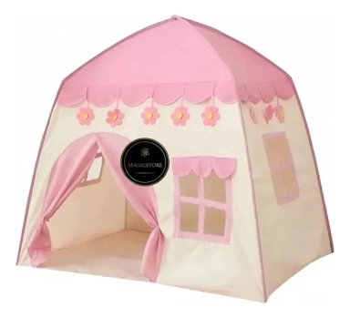 CASITA DE CAMPAÑA ROSA PARA NIÑOS - 1