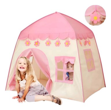 CASITA DE CAMPAÑA ROSA PARA NIÑOS - 2