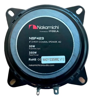 PARLANTES COAXIALES 4 PULGADAS 350W PARA AUTO - 3