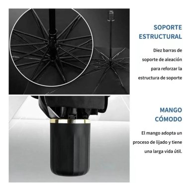 PARASOL PARABRISAS AUTO TIPO SOMBRILLA CUBRE SOL - 3