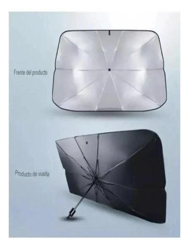 PARASOL PLEGABLE PROTECTOR SOLAR PARA AUTO - 2