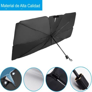 PARASOL PLEGABLE PROTECTOR SOLAR PARA AUTO - 8