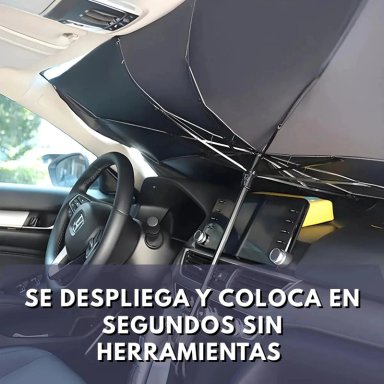 PARASOL PLEGABLE PARA AUTO, CUBRE SOL PARABRISAS - 5