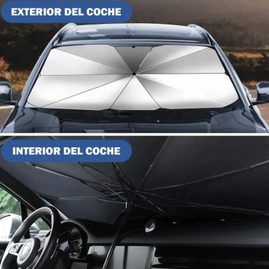QUITASOL TIPO SOMBRILLA PARA AUTO CUBRE SOL - 4