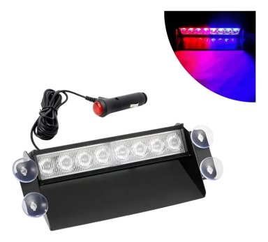 BALIZA LED ESTROBOSCOPICA PARA AUTOS 12V - 1