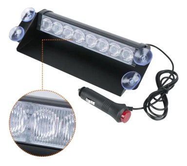 BALIZA LED ESTROBOSCOPICA PARA AUTOS 12V - 3