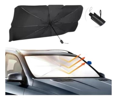 PARASOL CUBRE SOL PARA AUTO TIPO SOMBRILLA - 4