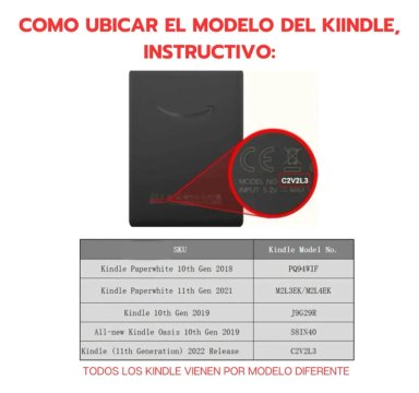 FUNDA PROTECTORA PARA KINDLE PAPERWHITE 12TH GEN - 5