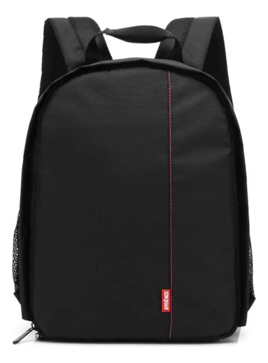 MOCHILA PARA CAMARA FOTOGRAFICA PROFESIONAL NEGRA - 5