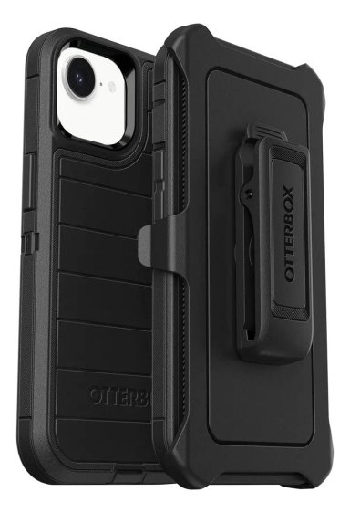 CARCASA RESISTENTE PARA IPHONE 17E Y 16E COLOR NEGRO - 1