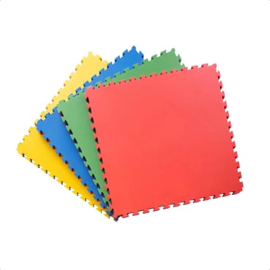 PACK 8 ALFOMBRAS PUZZLE GOMA EVA ANTIGOLPES 60X60 - 1