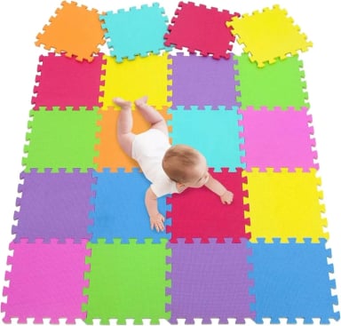 PACK 8 ALFOMBRAS PUZZLE GOMA EVA ANTIGOLPES 60X60 - 2